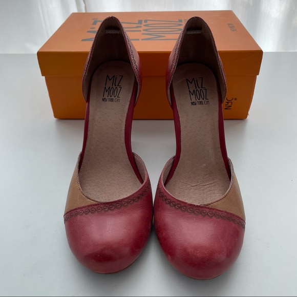 NIB Miz Mooz Nazar Red Heels Size 8 - Picture 2 of 6